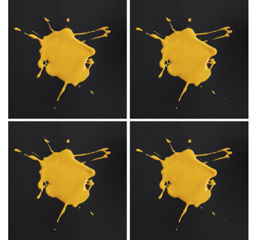 dessous de verre avec motif Effet de peinture - TenStickers