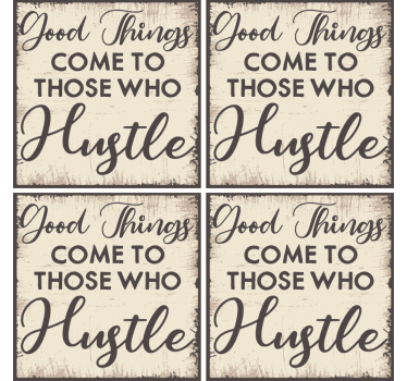 Dessous de verre citation design inspirant - TenStickers