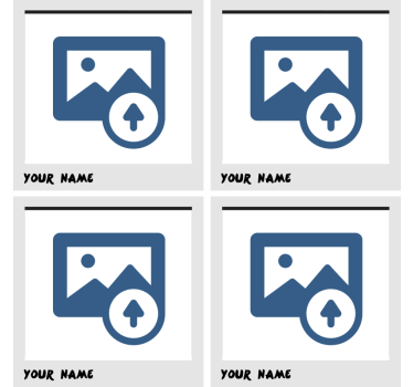 Dessous de verre personnalisable support photo personnalisé - TenStickers