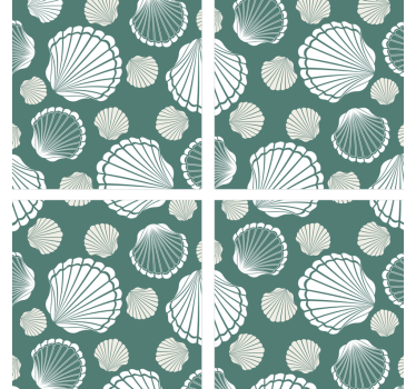 Dessous de verre motif coquillage - TenStickers