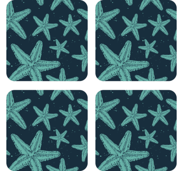 Dessous de verre geek motif étoile de mer - TenStickers