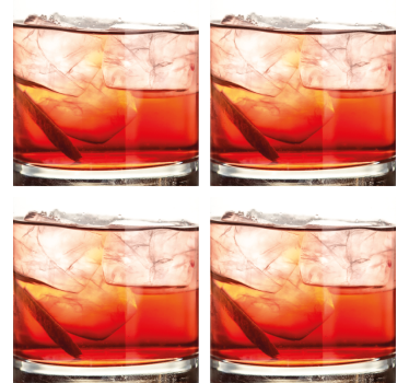 Dessous de verre bière présentation whisky sur glace - TenStickers