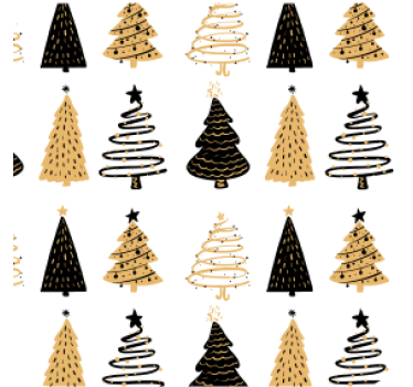 Dessous de verre noël motif arbre stylisé - TenStickers