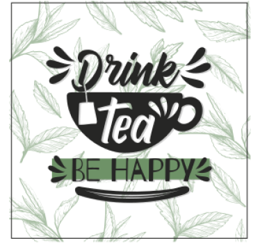 Dessous de verre citation tasse inspirante - TenStickers