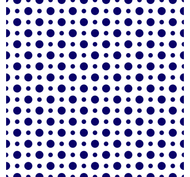 Dessous de verre motif pois audacieux - TenStickers