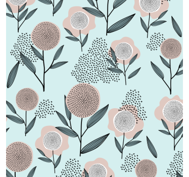 Dessous de verre art floral élégant - TenStickers