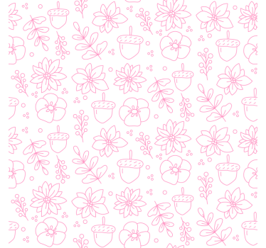 Dessous de verre motif floral en ligne - TenStickers