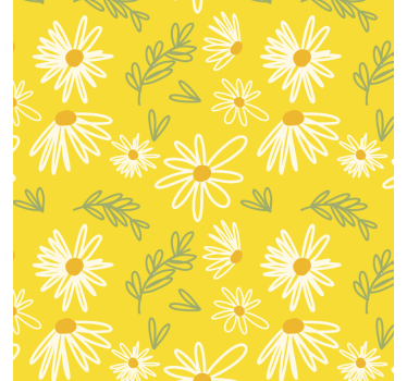 Dessous de verre motif floral marguerite - TenStickers