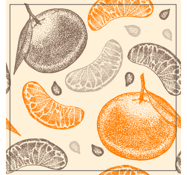 Dessous de verre motif agrumes - TenStickers