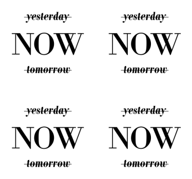 Dessous de verre citation phrase inspirée de typographie - TenStickers