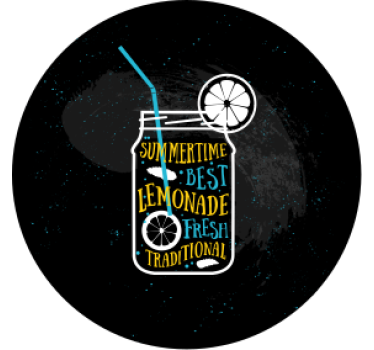 Dessous de verre moderne pot de limonade rafraîchissant - TenStickers