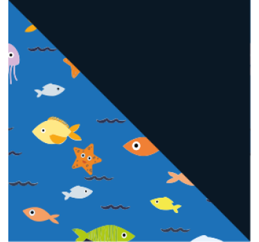 Dessous de verre moderne scène sous-marine colorée - TenStickers