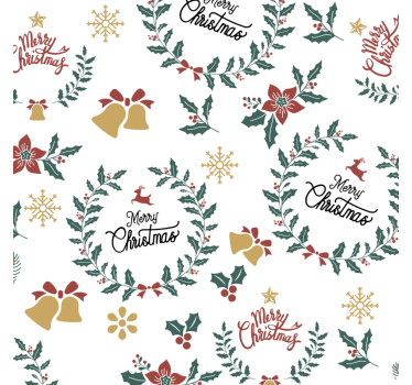 Dessous de verre noël design festif de vacances - TenStickers