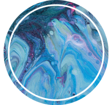 Dessous de verre motif bleu tourbillonnant - TenStickers