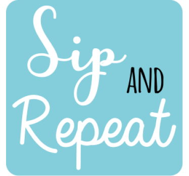 Dessous de verre citation sip et répète texte - TenStickers