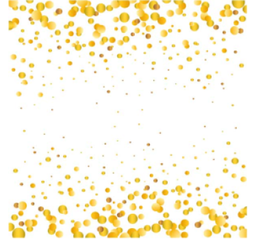 Dessous de verre motif circulaire jaune - TenStickers