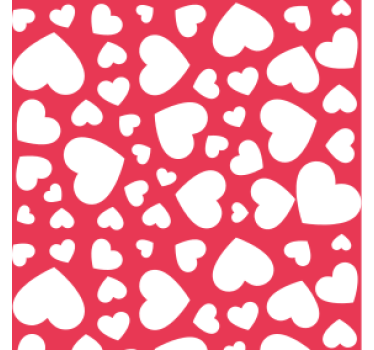 Dessous de verre mariage motif cœur - TenStickers