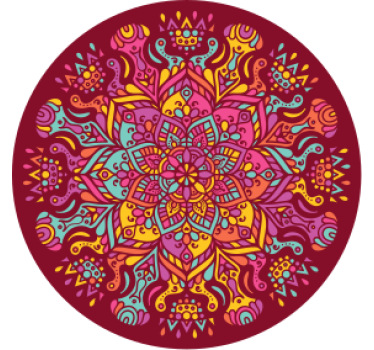 Dessous de verre geek imprimé botanique vivant - TenStickers