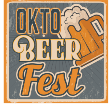 Dessous de verre bière célébration de la bière oktoberfest - TenStickers