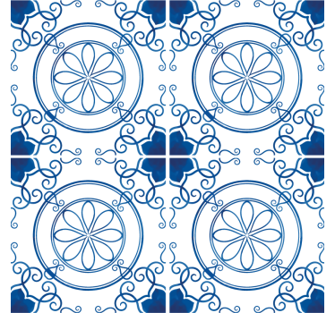 Dessous de verre motifs floraux complexes - TenStickers