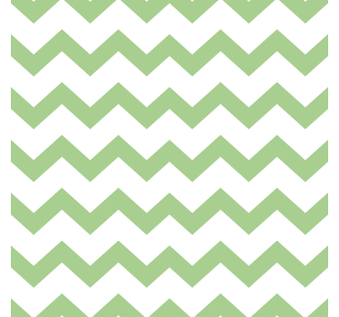 Dessous de verre motif chevrons verts - TenStickers
