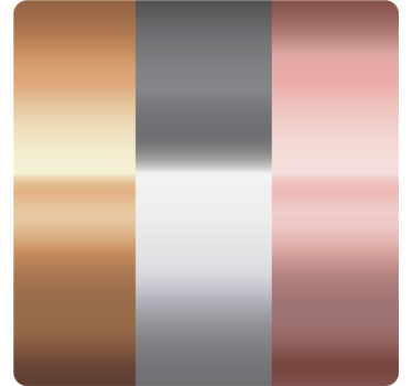Dessous de verre rayures métalliques dégradées - TenStickers