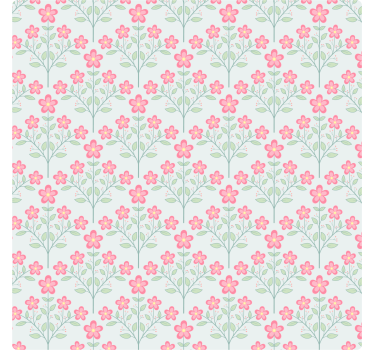 Dessous de verre motif floral pastel - TenStickers