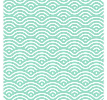 Dessous de verre motif lignes ondulées - TenStickers