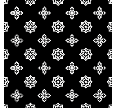 Dessous de verre motif floral géométrique - TenStickers
