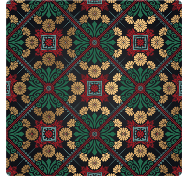 Dessous de verre en feuille décorative florale - TenStickers
