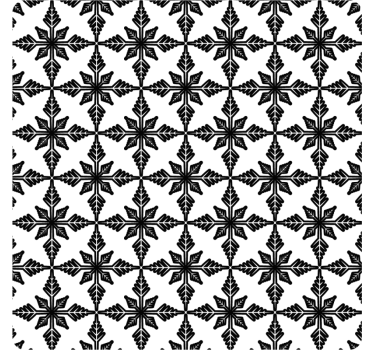 Dessous de verre motif géométrique noir - TenStickers