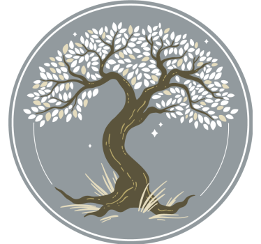 Dessous de verre silhouette d'arbre élégante - TenStickers