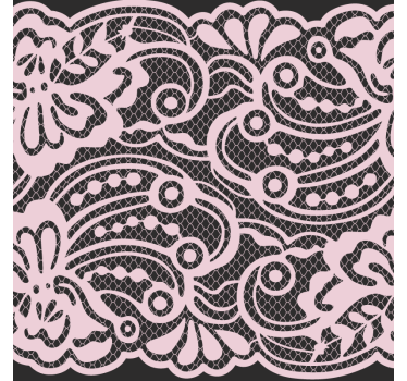 Dessous de verre moderne motif dentelle élégant - TenStickers