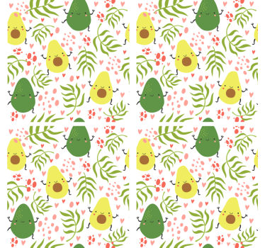 Dessous de verre geek motif avocat mignon - TenStickers