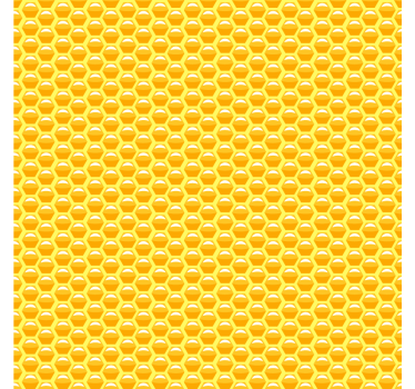 Dessous de verre bière motif alvéolaire - TenStickers