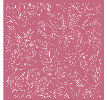 Dessous de verre motifs floraux stylisés - TenStickers