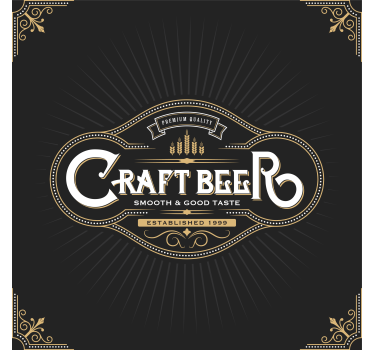 Dessous de verre bière étiquette bière qualité premium - TenStickers