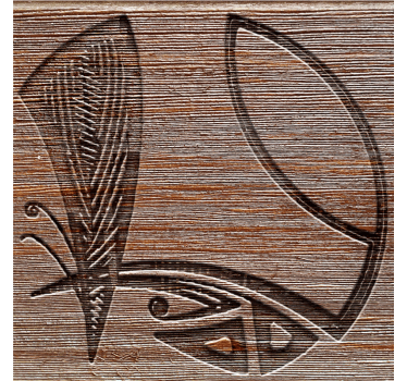 Dessous de verre motifs en bois complexes - TenStickers