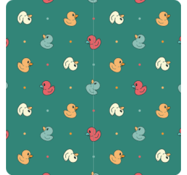 Dessous de verre bière motif canard fantaisiste - TenStickers