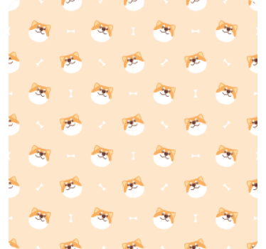 Dessous de verre moderne motifs de visages de chiens joyeux - TenStickers