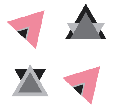 Dessous de verre couches de formes géométriques - TenStickers