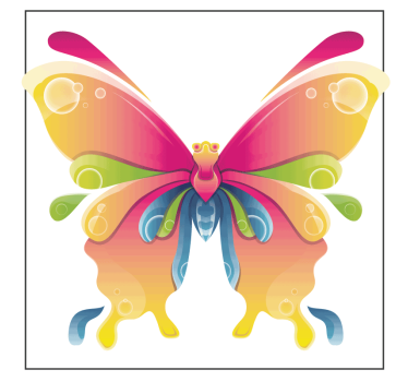Dessous de verre geek illustration de papillons colorés - TenStickers