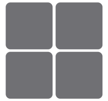 Dessous de verre tres moderne Gris - TenStickers