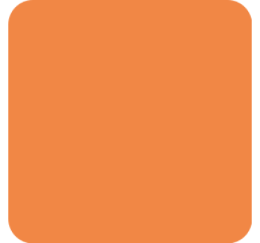Dessous de verre surface orange simple - TenStickers