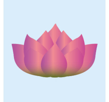 Dessous de verre geek fleur de lotus en pleine floraison - TenStickers