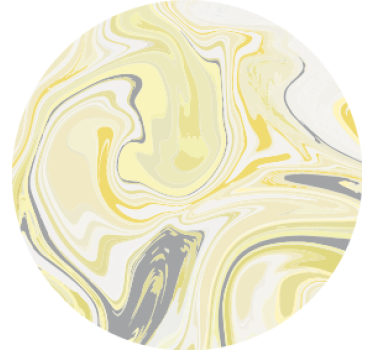 Dessous de verre motif tourbillon marbré jaune - TenStickers