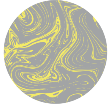 Dessous de verre motifs jaunes tourbillonnants - TenStickers