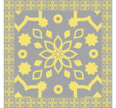 Dessous de verre motif botanique complexe - TenStickers