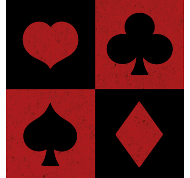 Dessous de verre geek motifs de cartes - TenStickers