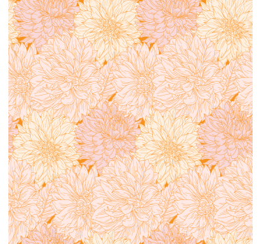 Dessous de verre arrangement de motifs floraux - TenStickers